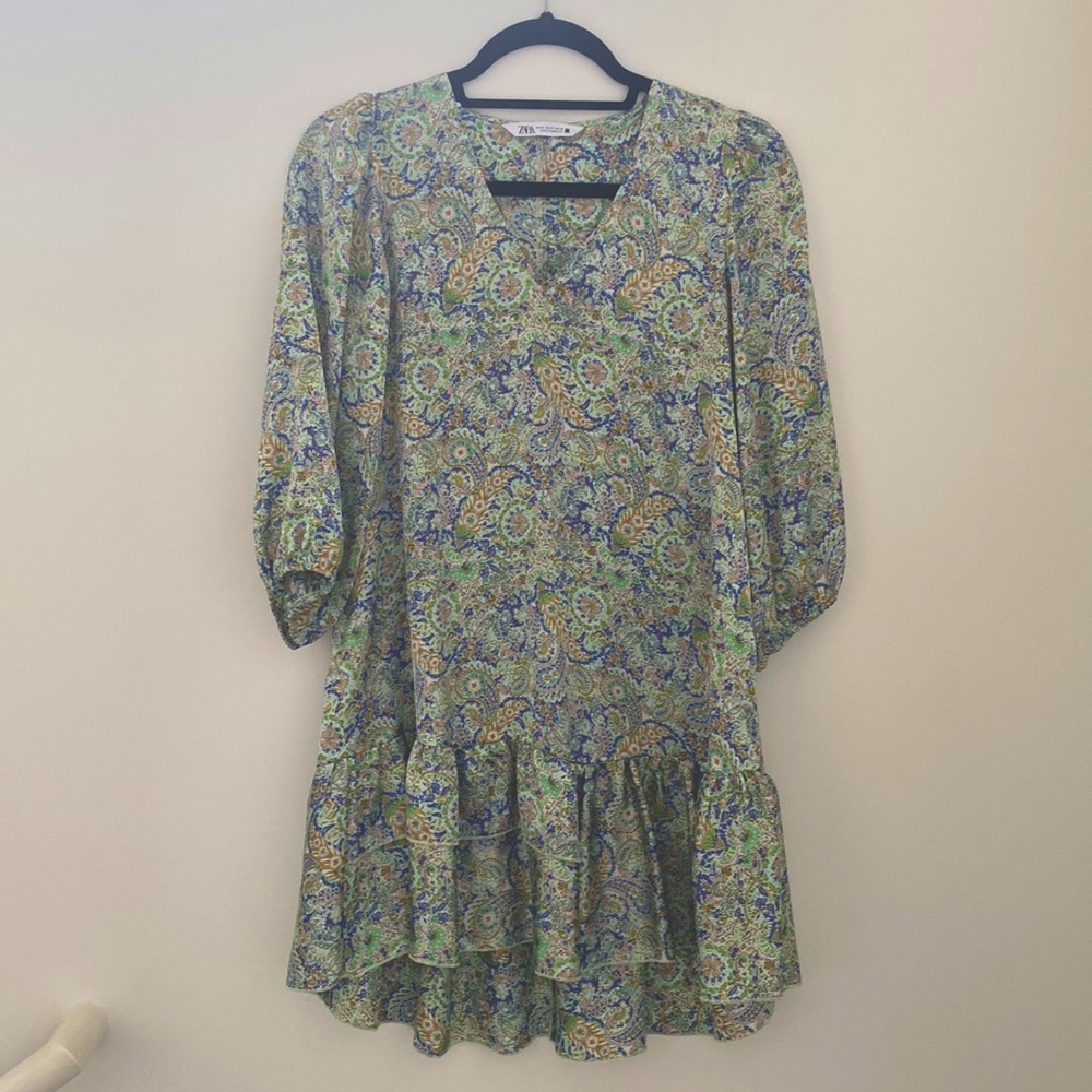 Zara paisley dress size XS